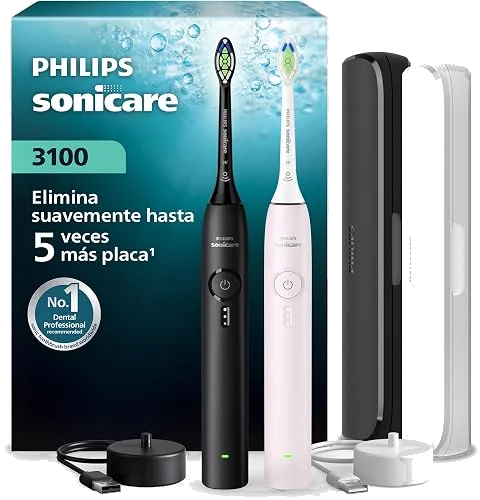 Philips Sonicare Serie 3100 cepillo sónico, pack doble