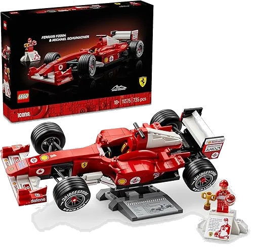 LEGO Icons Ferrari F2004 y Michael Schumacher (11375)