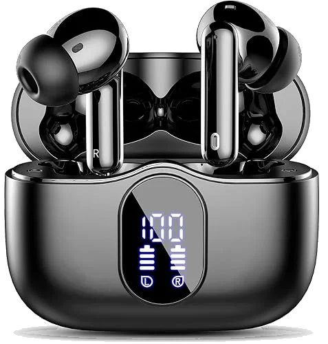 Btootos auriculares inalámbricos Bluetooth 5.3 HiFi estéreo