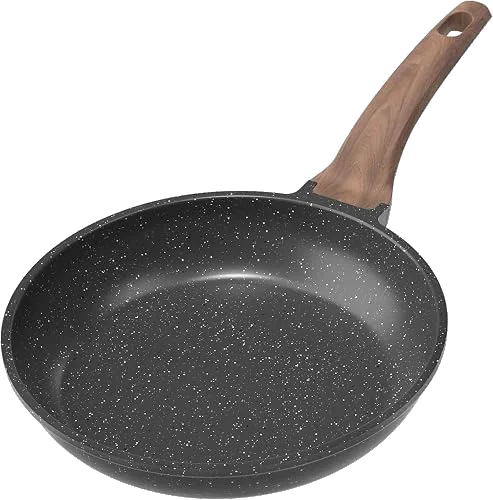 Sartén antiadherente YASHE de 24 cm con revestimiento de granito