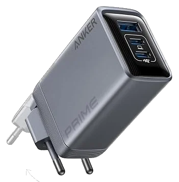 Cargador Anker Prime USB-C 100 W GaN con 3 puertos