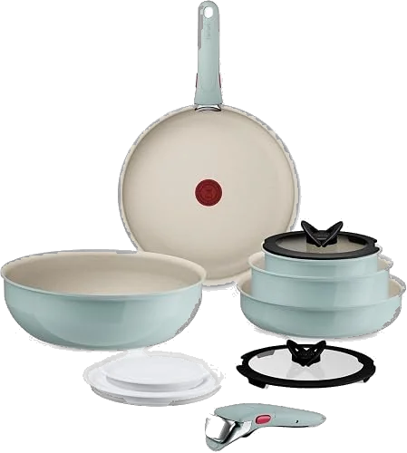 Batería Tefal Ingenio Serenity: 5 piezas + 6 accesorios