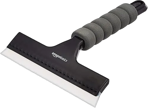 Amazon Basics rasqueta limpiacristales con mango