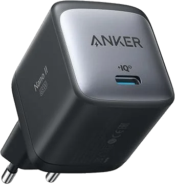 Cargador Anker Nano II 65 W USB-C GaN II con carga rápida PPS