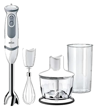 Batidora de mano Braun MultiQuick 5 de 1000 W con picadora de 500 ml