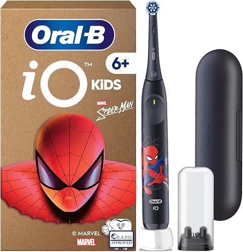 Oral-B iO Kids Marvel Spiderman, cepillo eléctrico para niños +6 años