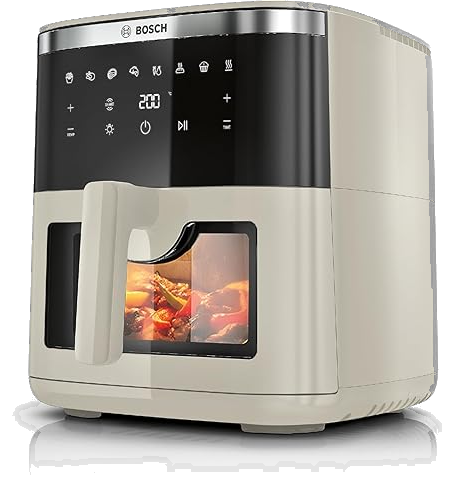 Freidora de aire Bosch Serie 6 MAF671C0 de 7,2 L con ventana