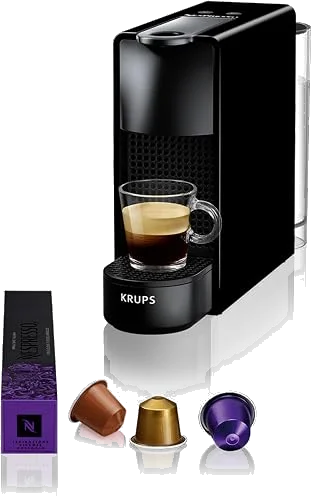 Krups Nespresso Essenza Mini, cafetera de cápsulas, depósito 0,6 L