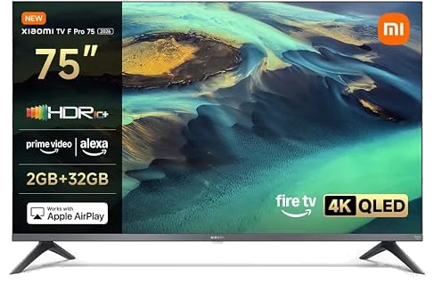 Xiaomi TV F Pro 75" 4K QLED Smart Fire TV (L75MB-FPEU)