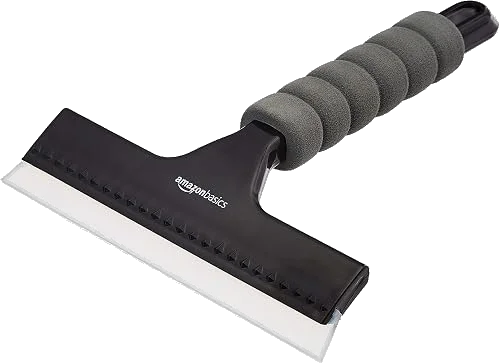Amazon Basics rasqueta limpiacristales con mango