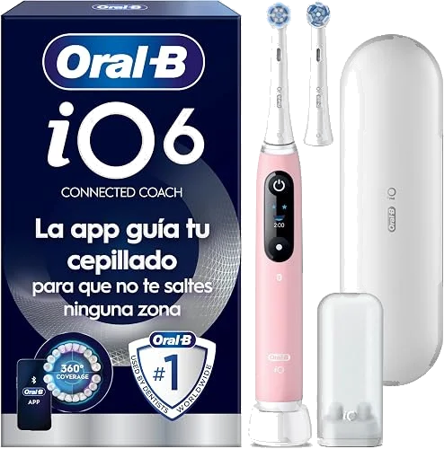 Cepillo eléctrico Oral-B iO 6N con 2 cabezales, rosa