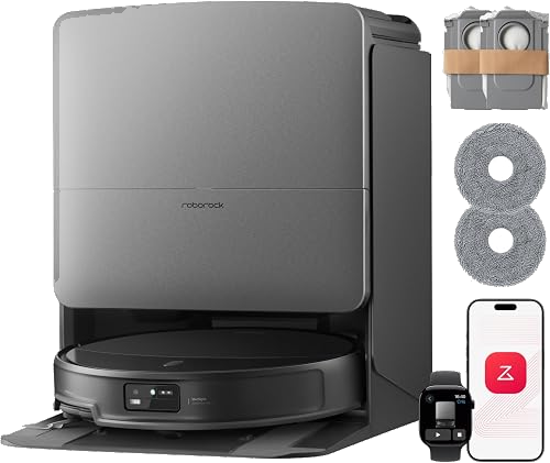 Robot aspirador roborock Saros 20 Set con succión de 36.000 Pa