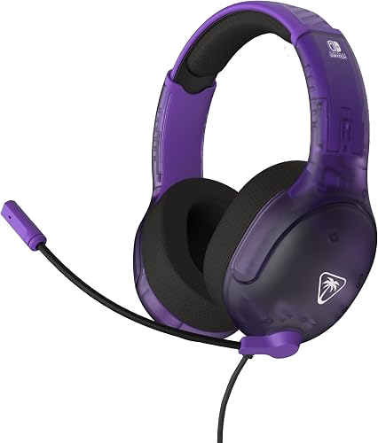 Auriculares gaming con cable Turtle Beach Airlite Fit para Nintendo (morado)
